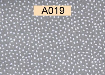 tissu gris points blanc öeko tex référence A019
