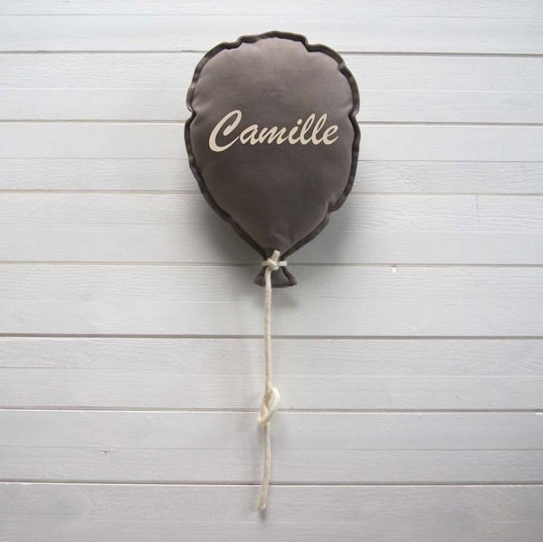 ballon mural personnalisable marron