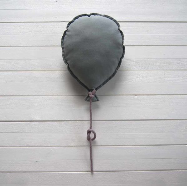 ballon mural personnalisable gris