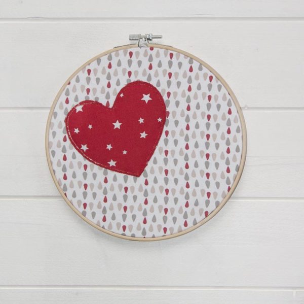 Les Jolies Zabeilles- cadre decor coeur- decoration enfant