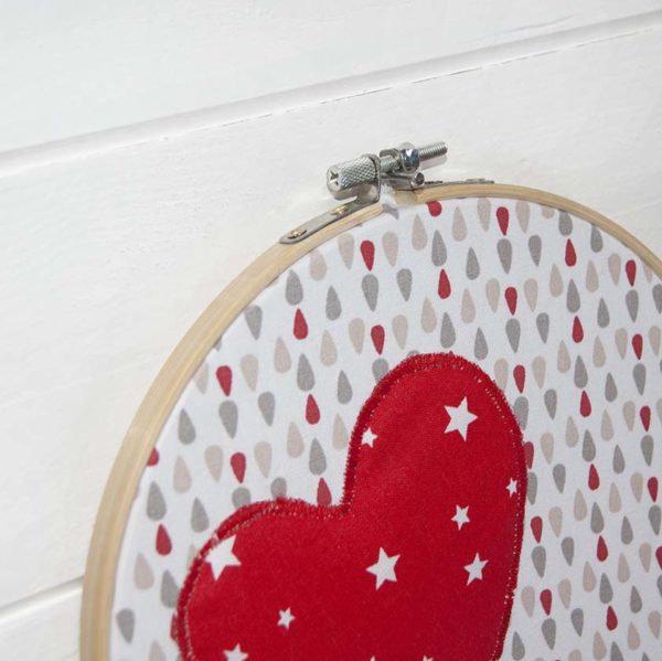 Les Jolies Zabeilles- cadre decor coeur- decoration enfant