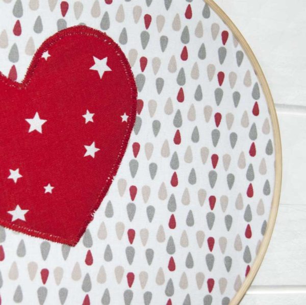 Les Jolies Zabeilles- cadre decor coeur- decoration enfant