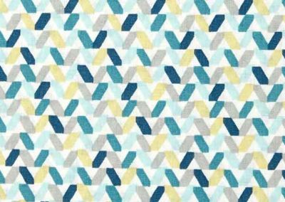 cape de bain vert multicolore motif géométrique référence 09