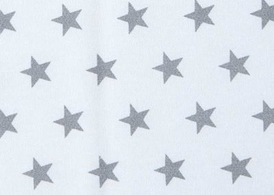 cape de bain blanc motif étoiles blanches référence 10