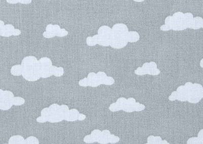 cape de bain gris motif nuages blancs référence 23