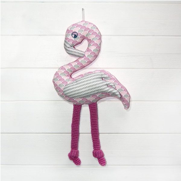 Les Jolies Zabeilles- flamant rose mural- decoration enfant