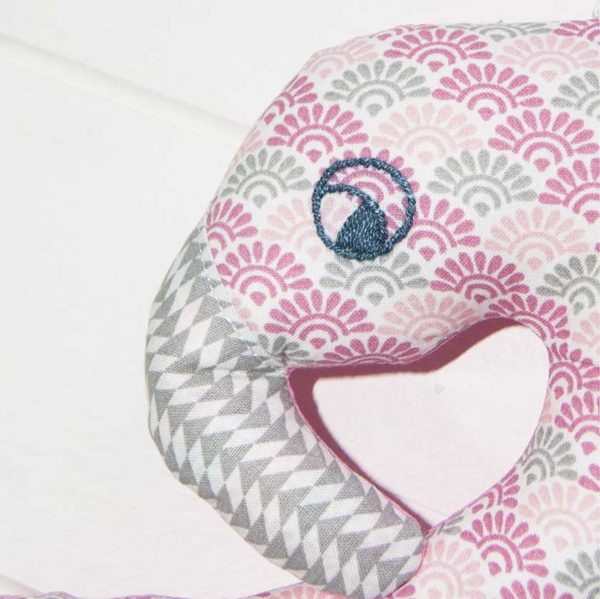 Les Jolies Zabeilles- flamant rose mural- decoration enfant