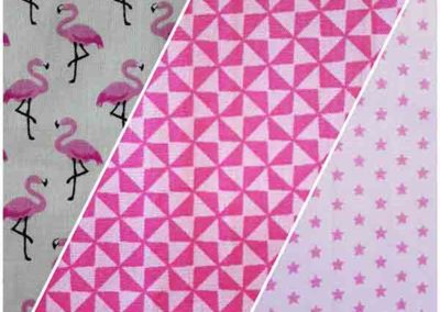 guirlande fanions rose référence 03