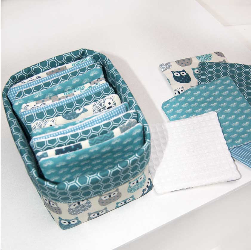 Les Jolies Zabeilles- lingettes lavables- zero dechet 03 Les Jolies Zabeilles- lingettes lavables- zero dechet