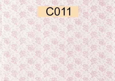 tissu coton rose pale bouquets de fleurs roses référence C011