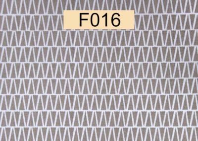 tissu coton beige foncé triangle blanc öeko tex référence F016