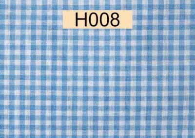 tissu coton vichy bleu et blanc référence H008