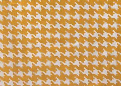 sac à goûter pied de poule moutarde référence 27