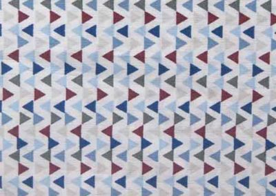 sac à goûter marine multicolore géométrique référence 32