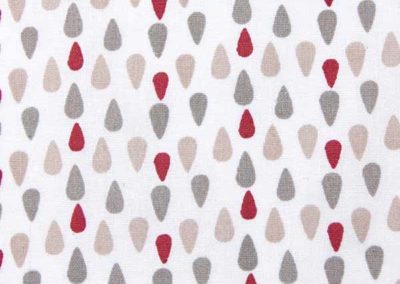 cabas beige multicolors motif gouttes référence 10