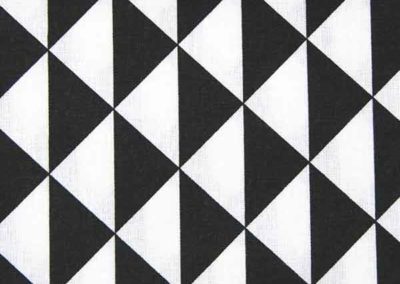 cabas noir et blanc motif triangles référence 05